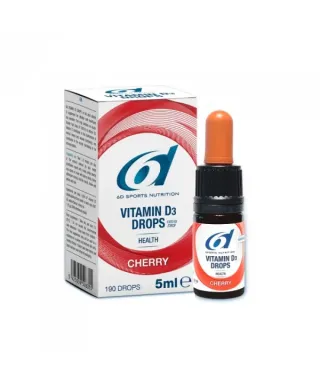 6d Sports Nutrition Vitamin D3 Drops, cherry