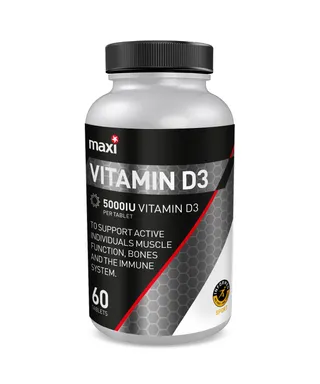 maxi Vitamin D3 5000IU tablets
