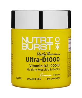 Nutriburst Ultra-D1000 Vitamin D3 1000IU gummies