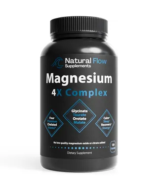 Natural Flow Supplements Magnesium 4X Complex
