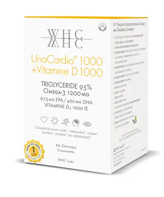 WHC UnoCardio 1000 + Vitamine D 1000