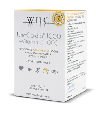 WHC UnoCardio 1000 + Vitamin D 1000