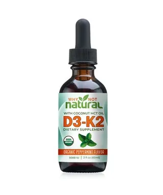 Why Not Natural D3-K2 Organic Peppermint drops